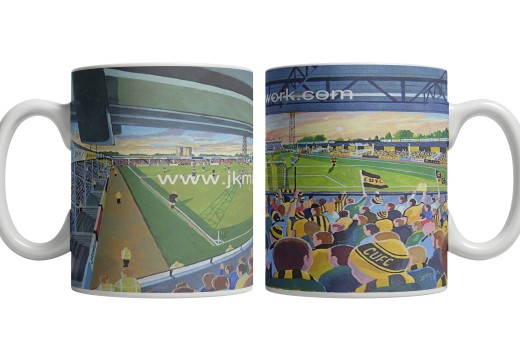 Abbey Stadium Fine Art Ceramic Mug - Cambridge United FC Abbey Stadium Fine Art Ceramic Mug - Cambridge United FC